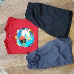 Boys Shorts Bundle ( 2 pr. Shorts and 1 Shirt)